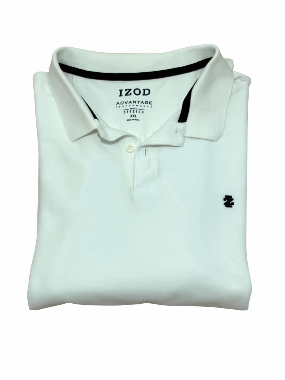 Izod Bright White NWOT Short Sleeve Collared Polo Shirt - XXL